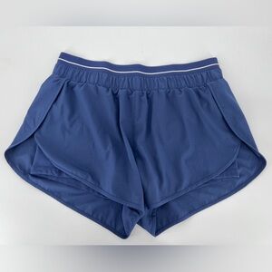 90 Degree Large Athletic Flowy Lined Navy Athleisure Workout Comfy Beach Shorts